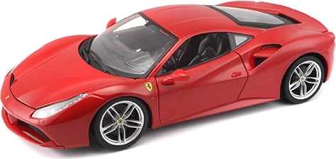 Metalmodelbil Ferrari 488 GTB 1:18 fra Bburago