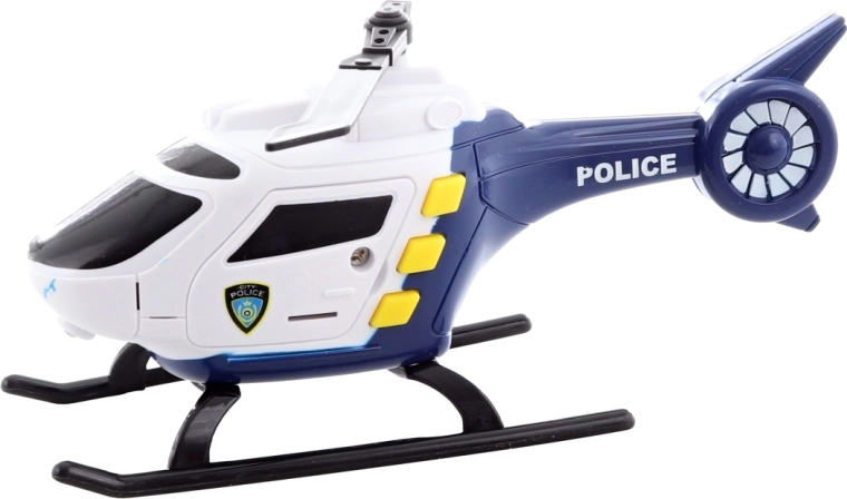 Politiets helikopter i sættet