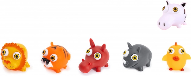 Klemmedyr 8 cm – antistress squishy-legetøj
