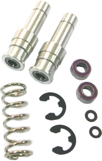 Servoaksel med kuglelejer i aluminium as-1, 2 stk.