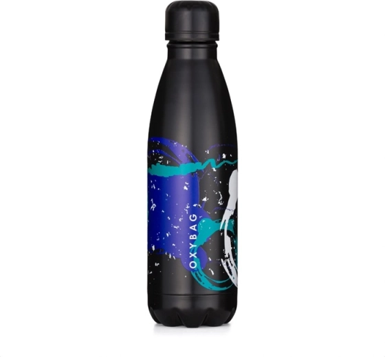 Termoflaske OXY VIBE 500 ml Brush – rustfri termoflaske til drikkevarer