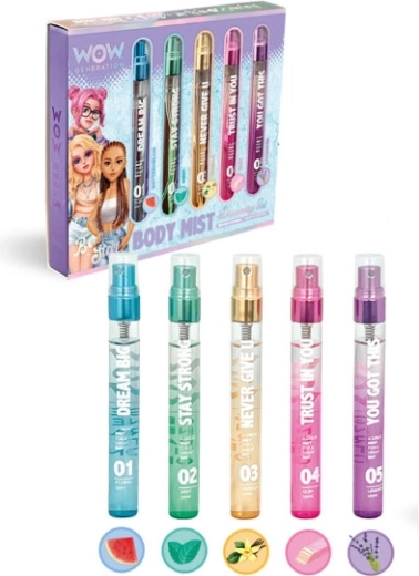 Bodymist – sæt med 5 dufte WOW Generation