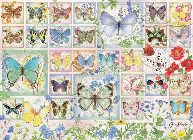 Puslespil Sommerfuglefliser 500 brikker COBBLE HILL
