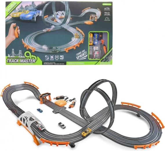 Racerbane med en længde på 615 cm