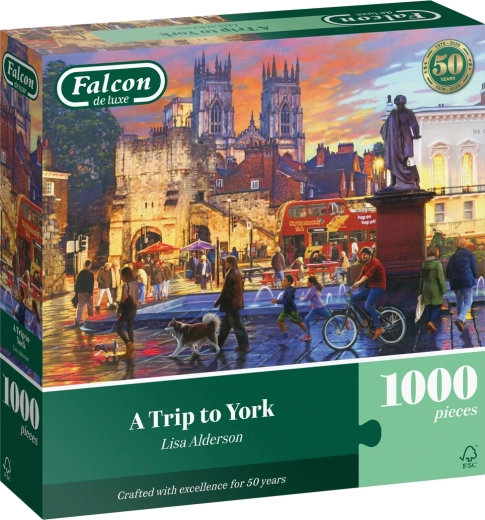 Falcon puslespil Udflugt til York – 1000 brikker