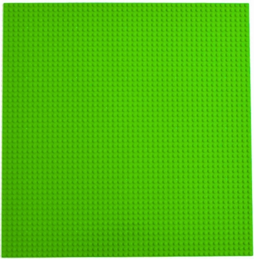Byggeplade til klodser grøn 40 × 40 cm