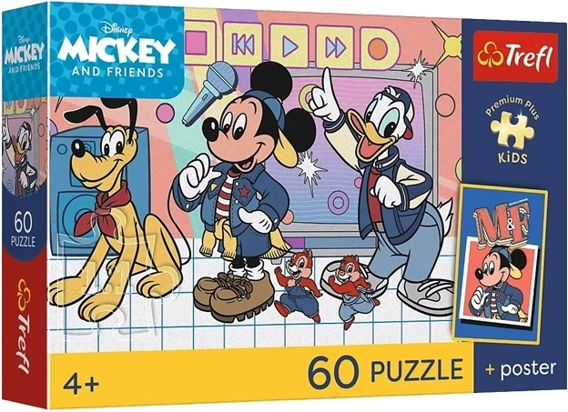 Disney Mickey Mouse Musebanden – puslespil til børn 60 brikker