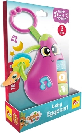 Lisciani Carotina Baby musik-rasle aubergine