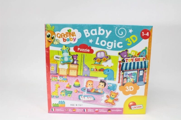 Lisciani Carotina Baby Logic 3D-puslespil til de mindste
