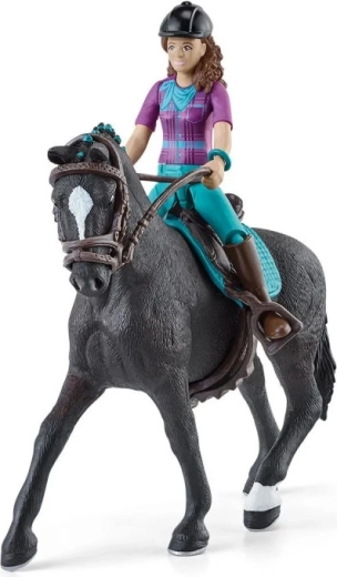 Figurerne Lisa og hesten Storm fra Horse Club