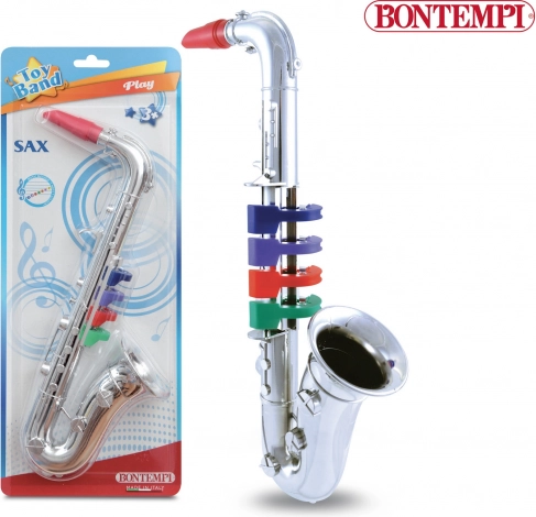 plastisk saxofon med 4 klapper