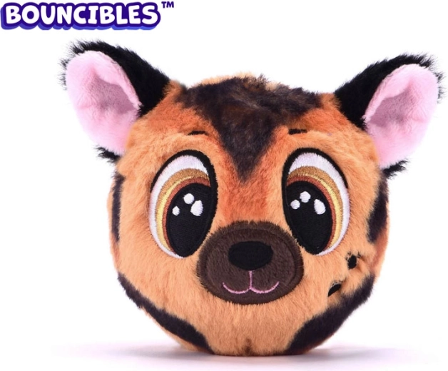 Plys hoppebold Bouncibles ZIKO 8 cm