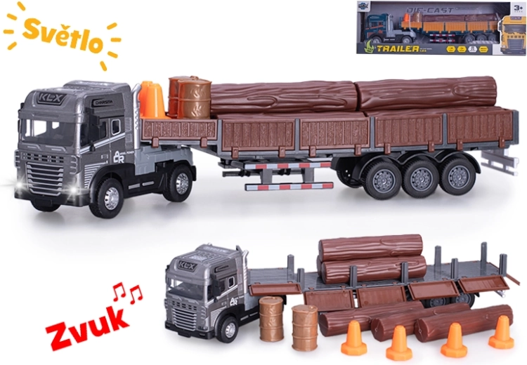 Tømmertransporter 1:24 med lys og lyde