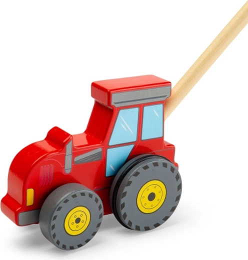 Bigjigs Toys træ-skubbetraktor