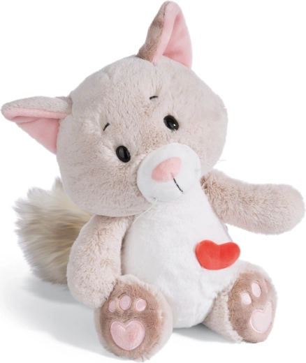 NICI plyskrammet, lodden kat Love 25 cm