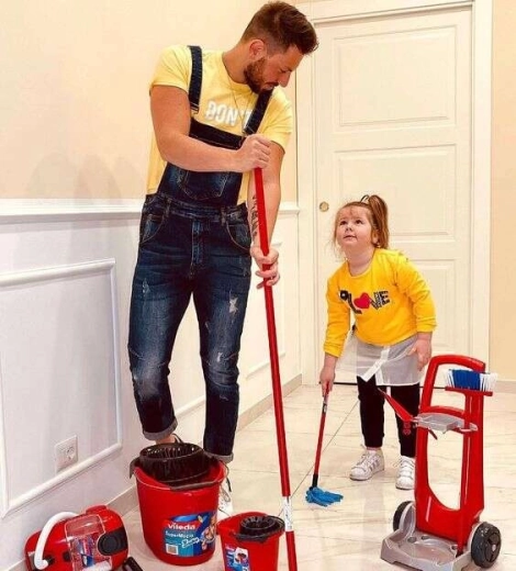 Vogn på hjul for nem flytning af tilbehør