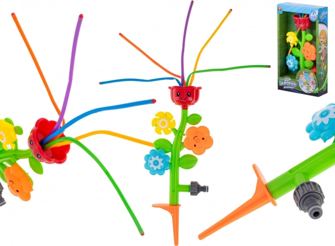 Børnesprinkler til haven – blomst, vandfontæne til haveslange
