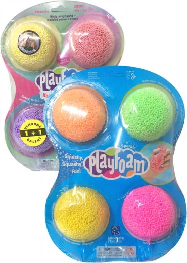 PlayFoam skummodellervoks i bobler, sæt med 8 farver