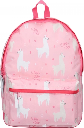 Sødt pink design med lama
