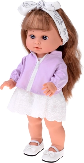 Elegant outfit med blonde og jakke