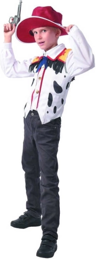 Karnevalskostume cowboy M (120–130 cm) - 1 stk.