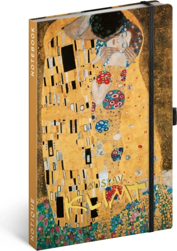 Punktet notesbog NOTIQUE Gustav Klimt 13 × 21 cm