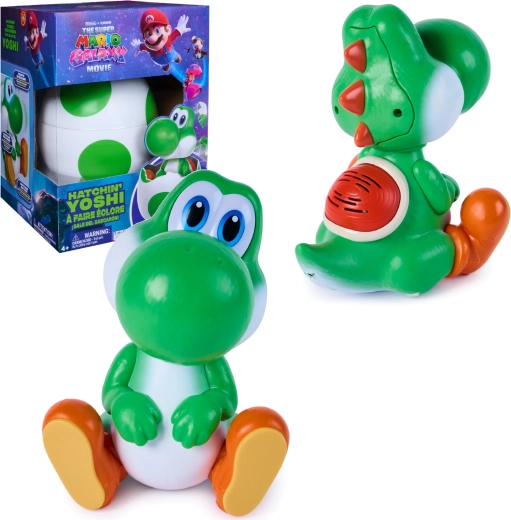 Spin Master Super Mario Galaxy Hatchin’ Yoshi interaktiv figur i æg - 1 stk.