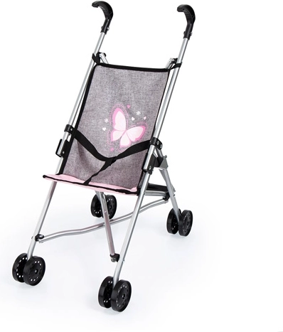 Bayer dukkevogn Buggy grå