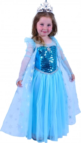 Børnekostume snedronning M