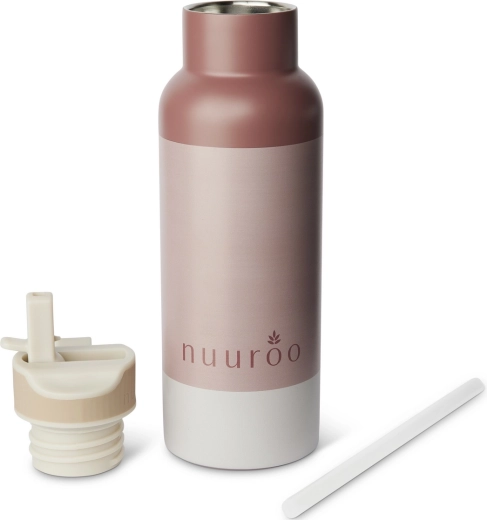 NuuRoo Conrad rustfri flaske 500 ml pink mix - 1 stk.