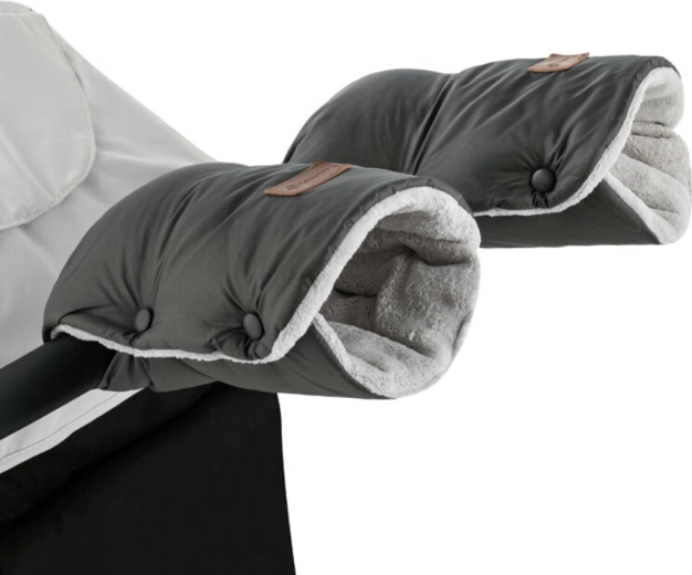 Petite&Mars håndmuffe til barnevogn Jasie charcoal grey