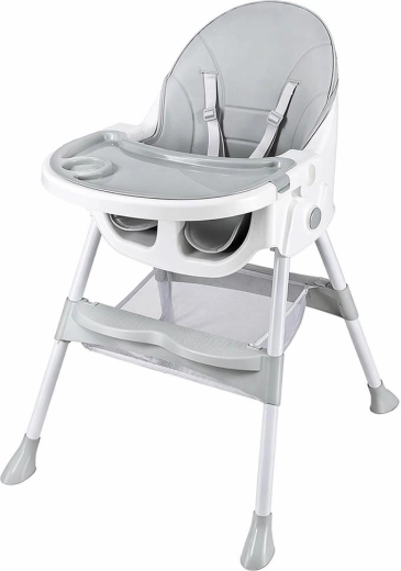 Spisestol BABY MIX Nora, dusty grey