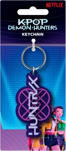 PVC-nøglering K‑POP Demon Hunters Huntrix – bandlogo