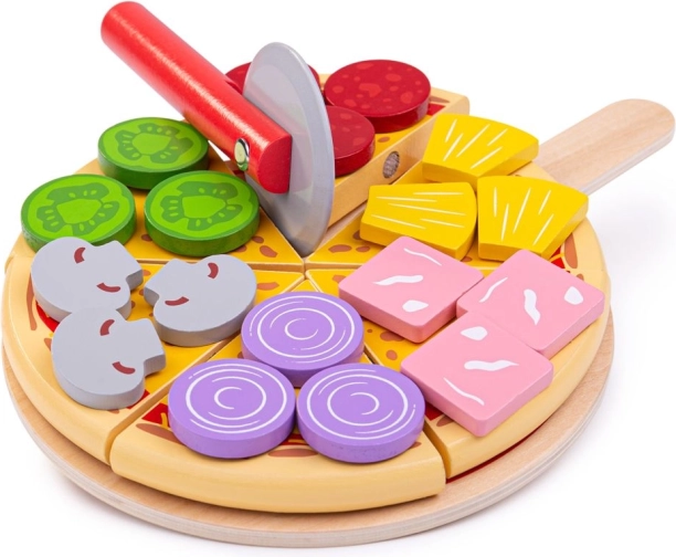 Bigjigs Toys træskære-pizza