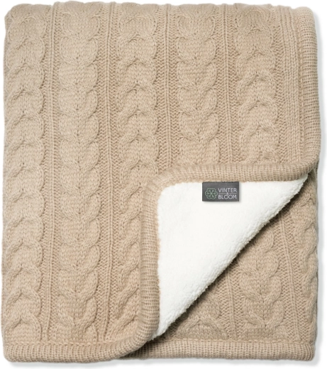 Vinter & Bloom tæppe cuddly sand beige