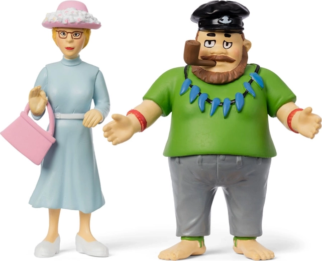 Sæt med figurer: Ephraim og frøken Prysselius – Pippi Langstrømpe