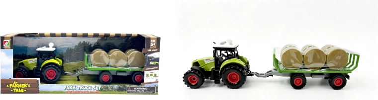 PLEJO lydtraktor med anhænger