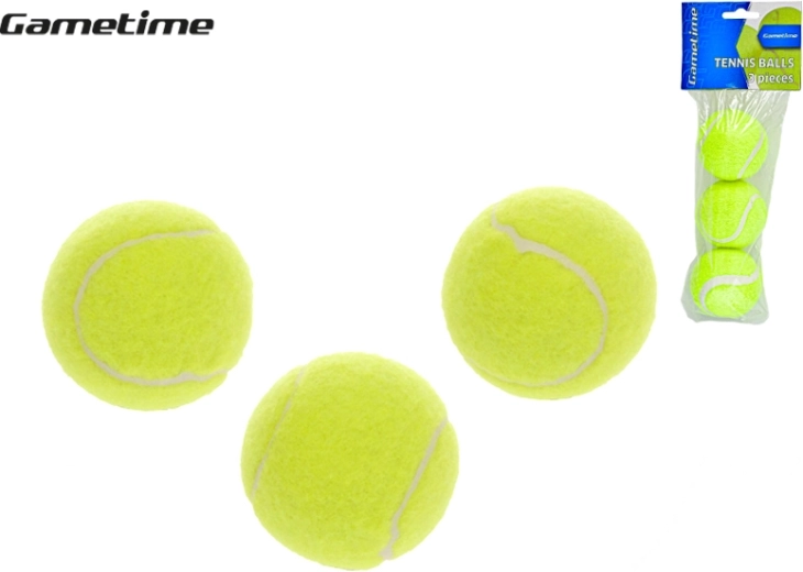 GAMETIME tennisbolde 6 cm, sæt med 3 stk.