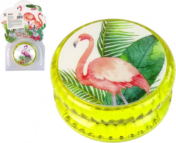 Jojo med flamingomotiv – gul