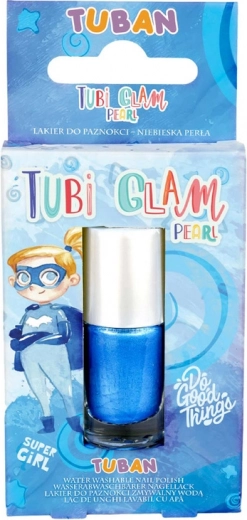 Tubi Glam børnelak til negle blå perlemor