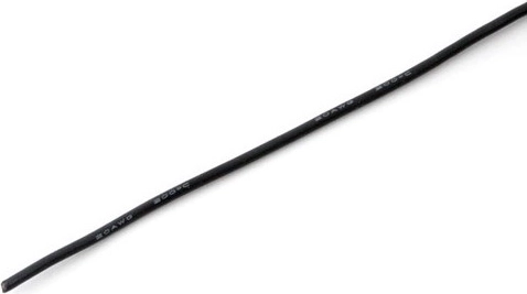 Silikoneledning MSP 1,0 mm² (17 AWG) sort 1 m