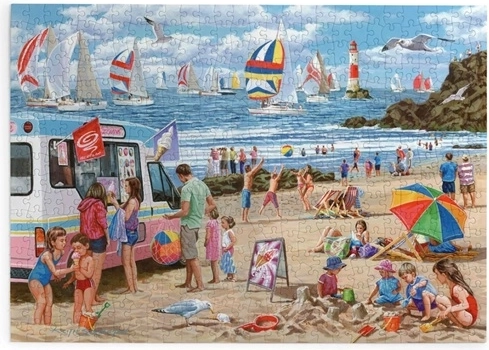 Puslespil House of Puzzles Bådracets dag, 500 ekstra store brikker