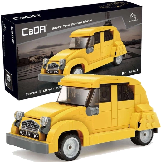 CaDA gul bybil Citroen 2CV