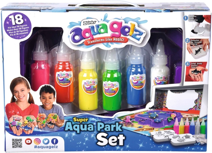Aquapark-scene til leg og udstilling
