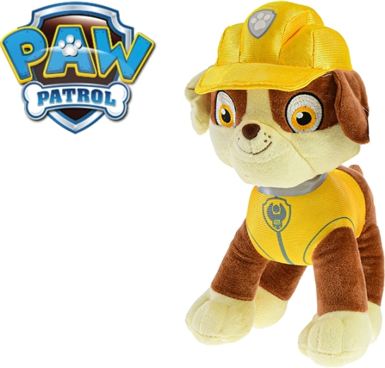 Plyshund Rubble fra Paw Patrol 27 cm