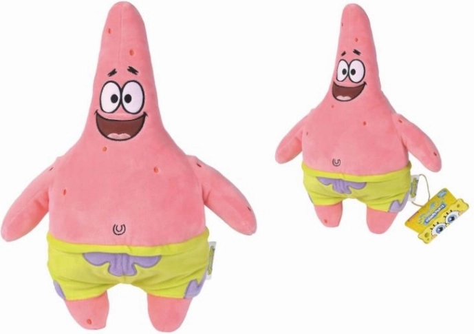 Plysbamse Patrick Søstjerne 35 cm – SPONGEBOB
