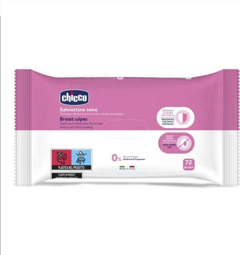 Chicco rensende brystservietter 72 stk.