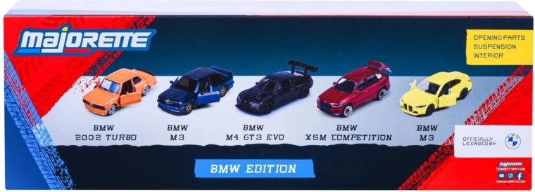 5 licenserede BMW’er i ét gavesæt