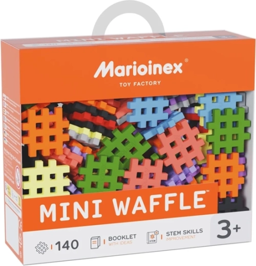 140 mini waffle-dele til uendelige kombinationer