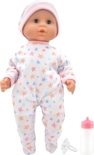 Dolls World babydukke Baby Joy hvid 38 cm